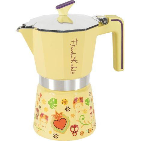 Caffettiera moka Pedrini Frida Kahlo 6 tazze