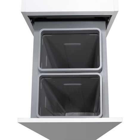 Separatore completo per rifiuti 2x13l SANS MARQUE
