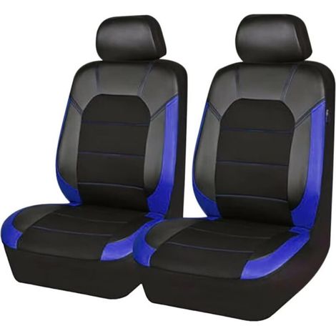 Housse De Siege Avant - Pour Renault Clio 4 2014-2019 - Respirante Antidérapante - Lot De 2 (1/4)