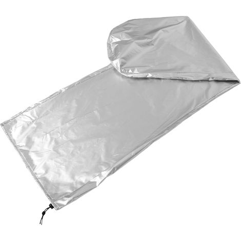 Housse D'échelle Pliable Protection Solaire et Pluie en Tissu Oxford 210d Facile à Utiliser Imperméable Argentée pour Usage Extérieur et Intérieur (1/5)