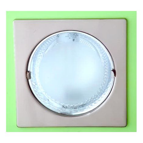 Einbaudownlight 1xe27 9x18,8x18,8 cm S/bom.cuadrad.niquel Cut 17d