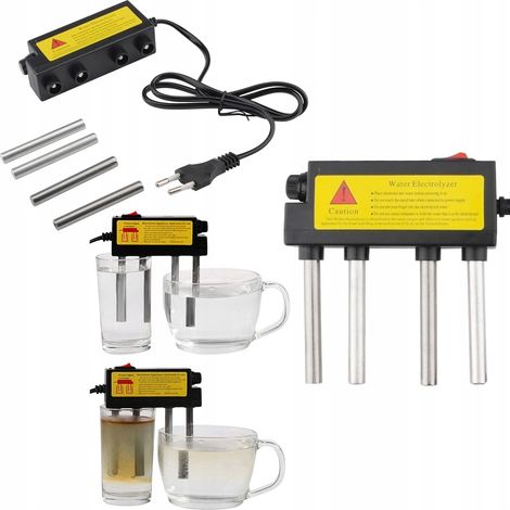 Electrolizador/probador de color + 4 electrodos (2 de acero, 2 de aluminio) (1/5)