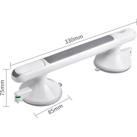 Main Courante De Sécurité Pour Toilettes, Sans Perforation, Fixation Par Ventouse (1/5)
