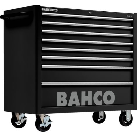Bahco Classic Werkstattwagen 40 mit 8 Schubladen, schwarz