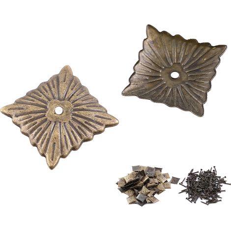 100 clous de rembourrage vintage en bronze pour meubles, canapé, porte et décoration d'intérieur (1/5)