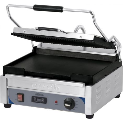 Grill Panini Grand Premium Rainurée - Lisse avec minuteur – Casselin, 2400 W, 220 V - MONO