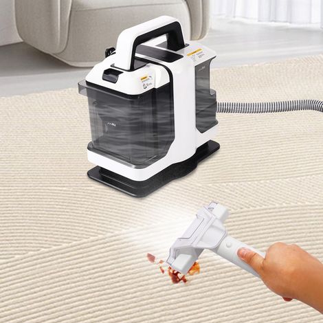 Aspirateur-laveur, nettoyeur de tapis 450 W, aspirateur à main, nettoyeur de meubles, nettoyeur d'habitacle, spécialement conçu pour les foyers avec des animaux de compagnie (1/5)
