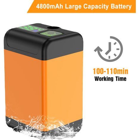 Rosvola Kit de douche extérieure, pompe électrique Portable silencieuse, Rechargeable par USB, pour la maison, le Camping et les voyages, nettoyage. (1/5)
