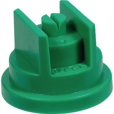 Tobera est谩ndar doble chorro plano SF 110掳 015 verde pl谩stico ASJ ASJ SF110015