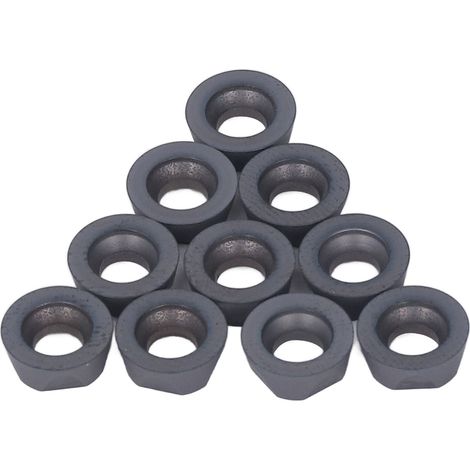 10 beschichtete Hartmetall-Runddreheinsätze für CNC-Drehmaschinen, Metallbearbeitungswerkzeuge (1/5)