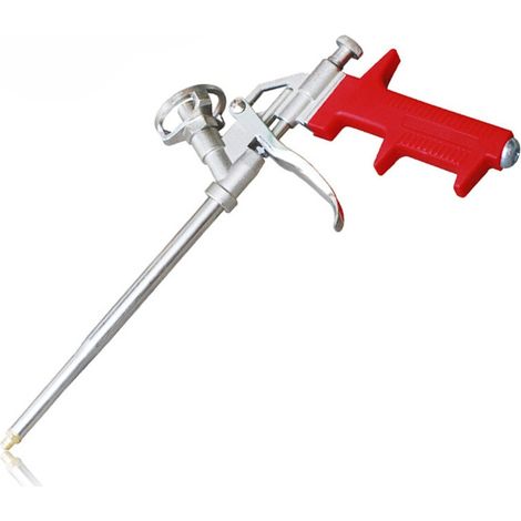 PU-Bauschaumpistole aus Metall - Profi-Dosierpistole für Bauschaum Dosen - Mit ergonomischem Kunststoffgriff (1/5)