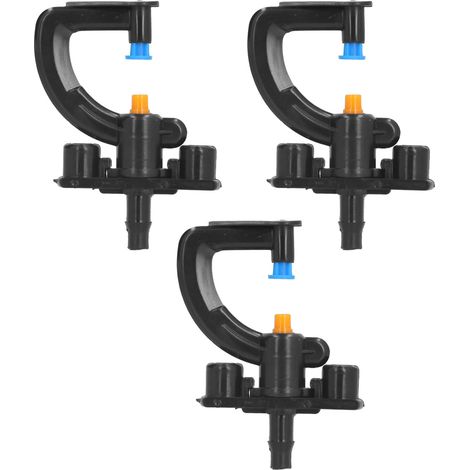 Un ensemble de 10 arroseurs d'irrigation à micro-buses réfractives de type G, orientables - équipement d'irrigation pour serres (1/5)