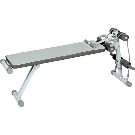 Siège Réglable 3 Niveaux et Gain de Place Banc de Musculation SPORTNOW avec Barre d'Assistance pour Exercices et Fitness (1/5)