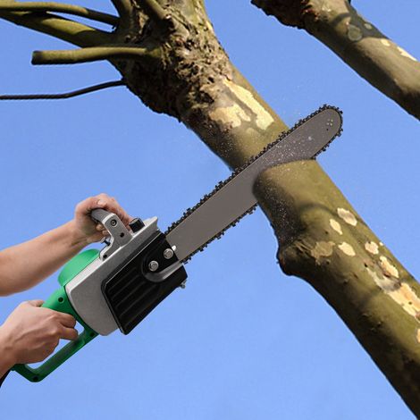 1300W Handheld Home Electric Wood Cutting Saw, Cutter Pruning Chainsaw, Powerful Corded Chainsaw in households, DIY Studios, Decoration Industries, Construction Sites, Industrial Manufacturing (1/5)