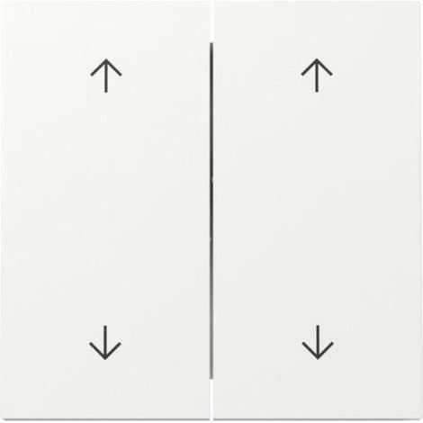 Gira Wippe 2f Pfeile Flächenschalter Reinweiß [329770], 3297 70