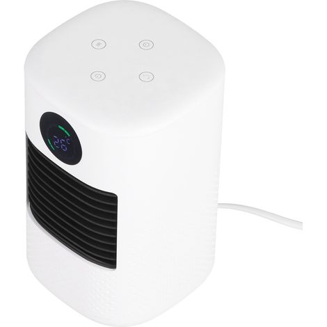 Chauffage soufflant intelligent avec affichage numérique, chauffage rapide, soufflerie d'air chaud, tête oscillante à 50°, arrêt automatique, prise UE 220 V (1/5)