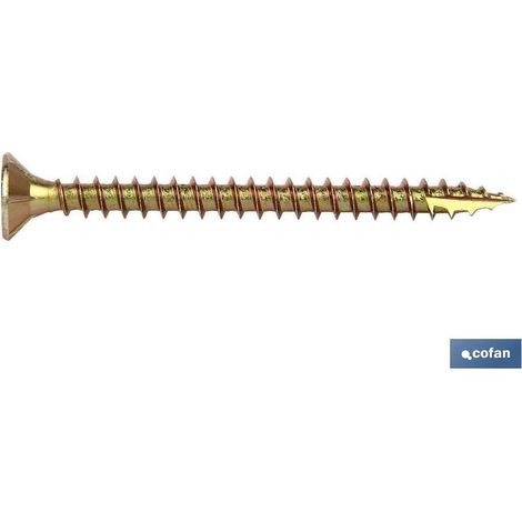 Pack de 200 vis DIN 7505A Torx T-20 M-4x70 pour aggloméré (1/3)