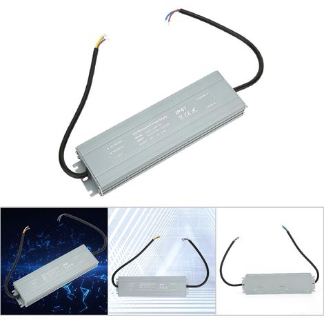 Alimentation étanche IP67 120W 24V pour LED, transformateur 100-240VAC, driver LED waterproof (1/5)