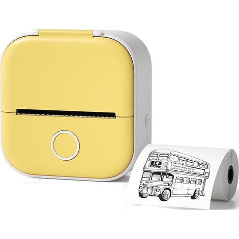 Imprimante d'étiquettes thermique portable mini pour étudiants, imprimante de questions erronées, A-- (1/5)