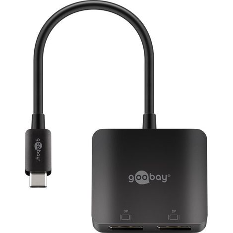 Adattatore USB-C™ a 2x DisplayPort™, estende una porta USB-C™ con due prese DisplayPort™. (1/5)