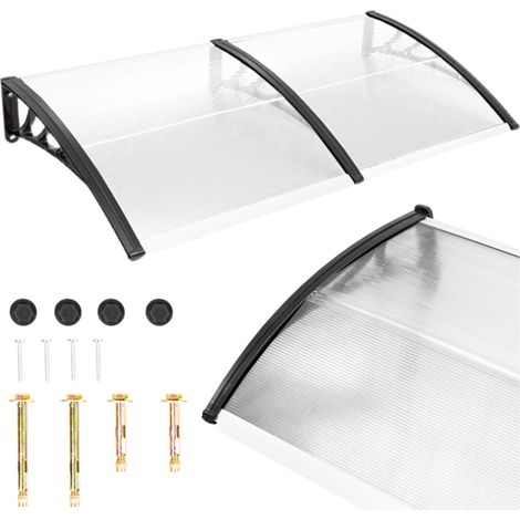 Vordach über der Eingangstür, Polycarbonatdach für den Balkon, Fenster 200x100 GoGarden (1/5)