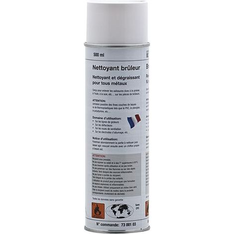 Nettoyant bruleur bombe aerosol 500 ml