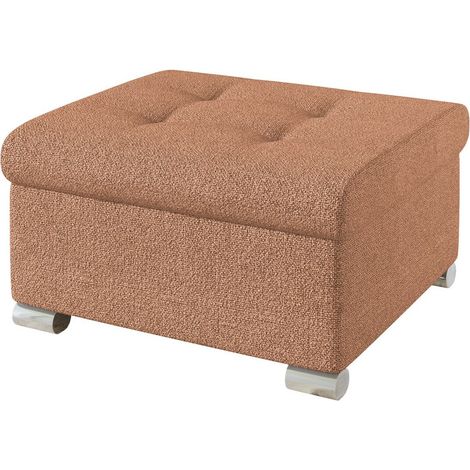 Reposapiés Comfivo Gemma, Sicuro 35, 41x68x70cm, Diámetro: 0, Tapiz, Patas: Plástico, 0 (1/5)