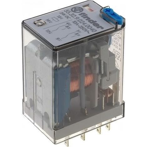 Relé 2CO 24V DC 10A