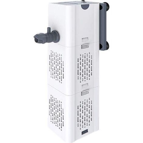 Filtre pour aquarium d'intérieur 80-250 L, 15 W, débit 1000 L/h, pompe de filtration interne avec éponges filtrantes