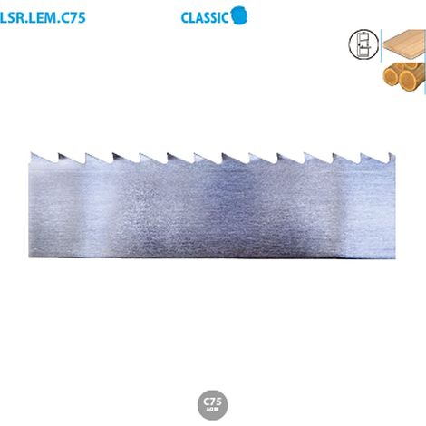 Lame scie à ruban acier sur mesure Classic Larg. 25 Long. 3640 Ep. 0,6 PAS (TPI) DC8