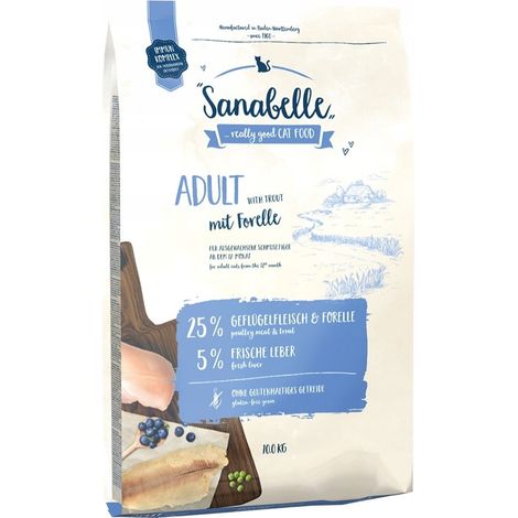 BOSCH Sanabelle Adult Trout - nourriture sèche pour chats - 10kg