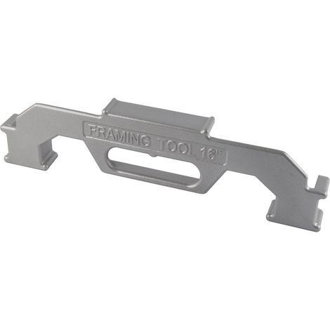 Outil de charpente en alliage d'aluminium, précis et facile à utiliser, pour le traçage des montants centraux des murs.