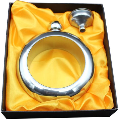 Flask Bracelet - Stainless Steel Wrist Flask for Liquor - Adjustable Fit for Adults - 1 Piece (1/5)
