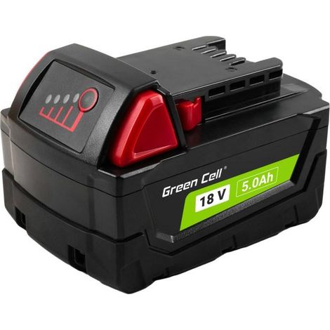 Green Cell M18 Batería 18V 5Ah de Litio-ion de Alto Rendimiento