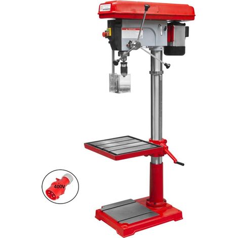 Trapano a colonna con trasmissione a cinghia 400v Holzmann sb4132sm