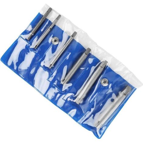 Gewindeausdreher - Gewindeausdreher-Schraubenausdreher-Set für abgebrochene Gewindebohrerköpfe aus Stahl (Größe: 6-teilig) (1/5)