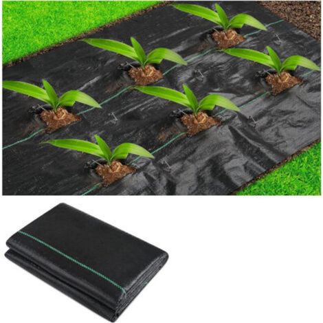 Rasenabdeckungsgewebe, rasenabweisendes Gewebe, wasserdurchlässiges Gewebe 100 g/m² mit UV-Stabilisator, rasenabweisendes Geotextil zur Abdeckung von Gartenlandschaften, 1 x 20