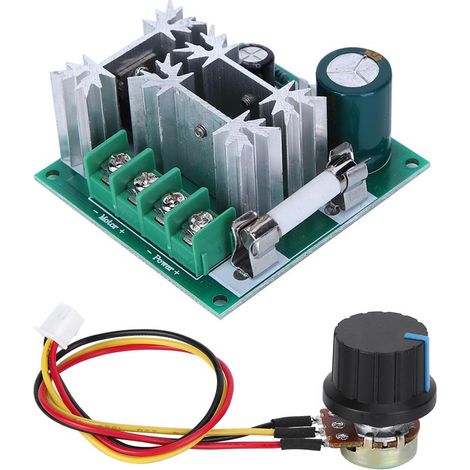 Drehzahlregler für Gleichstrommotoren, Hochleistungsmodul, stufenlose CCMHCN-Steuerung, universell kompatibel mit 6 V–90 V (1/5)