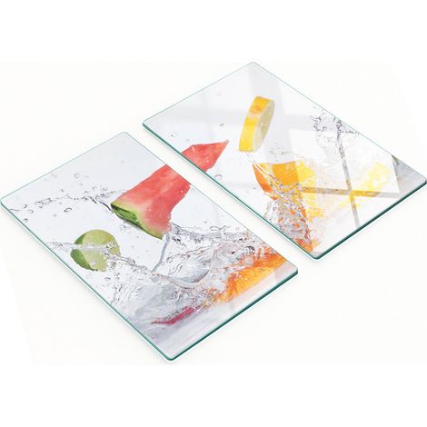 Tablas de cocina de vidrio templado con gr谩ficos decorativos de frutas Arbus 2x30x52 cm (1/5)