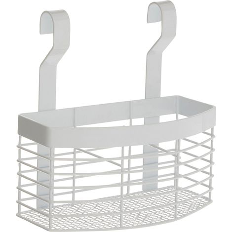 Premier Housewares Sorello White Iron Hanging Storage Basket (1/5)