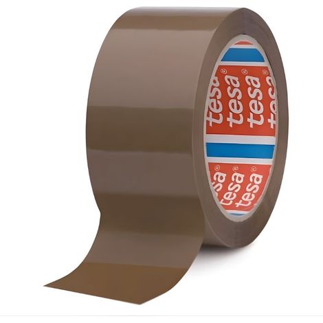 Nastro adesivo termofusibile Tesa 4280 marrone per imballaggio, 48 mm x 66 m (1/3)