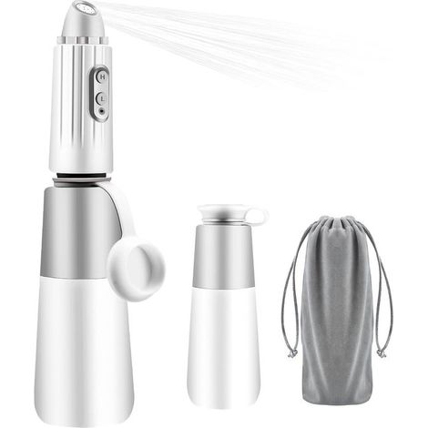 Bidet portable – bidet de voyage à jet d'eau avec 2 niveaux de pression – bidet électrique portable pour les voyages – avec bouteille d'eau de 260 ml – bidet portable pour femmes – bidet manuel. (1/5)