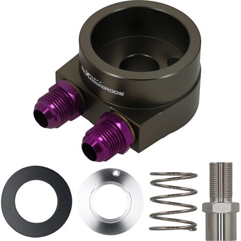 Aluminum Oil Filter Adapter AN10 for VW Audi Skoda 1.4T 1.6L MK5 MK6 EA111 (1/5)