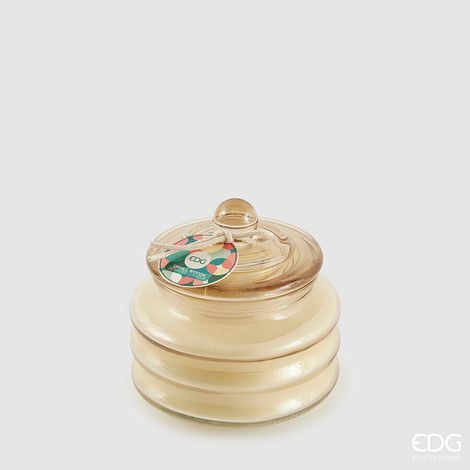 EDG Enzo De Gasperi Candela Circle con Profumo H 9,5 Cm D 9,5 Cm Bomboniera Vetro Uphill Woods (1/4)