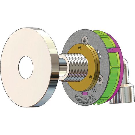 STARFIX MONO Machine à laver- à visser F1/2" (15/21) - coudée réglable M3/4"- Anquier