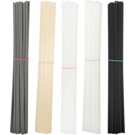 100 baguettes de soudure plastique ABS/PP/PVC/PE pour pare-chocs de voiture, pistolet de soudure plastique/pistolet à air chaud (1/4)