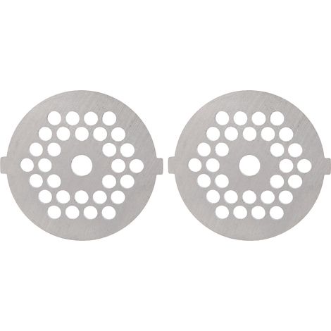 2 Pièces Lame Hachoir Électrique en Acier Inoxydable, Plaque de Broyage à Trous Ronds pour Hachoir Type 5/B (3mm, 56 Trous) (1/5)