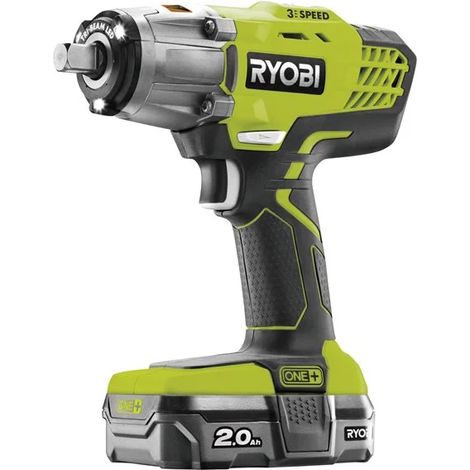 Ryobi R18IW3-0 Schlagschrauber Akku 18V ONE+ 1/2" Quadro 400Nm Kit 4,0 Ah