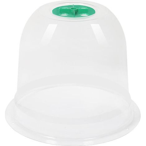10 Pièces Cloche pour Plantes de Jardin, 16CM x 20CM Couverture de Cloche de Dôme de Plante Mini Serre en Plastique (1/5)