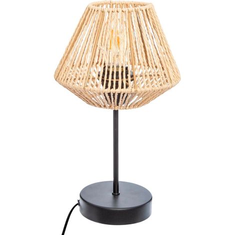 WELHOME - Lámpara de cuerda natural Jily
